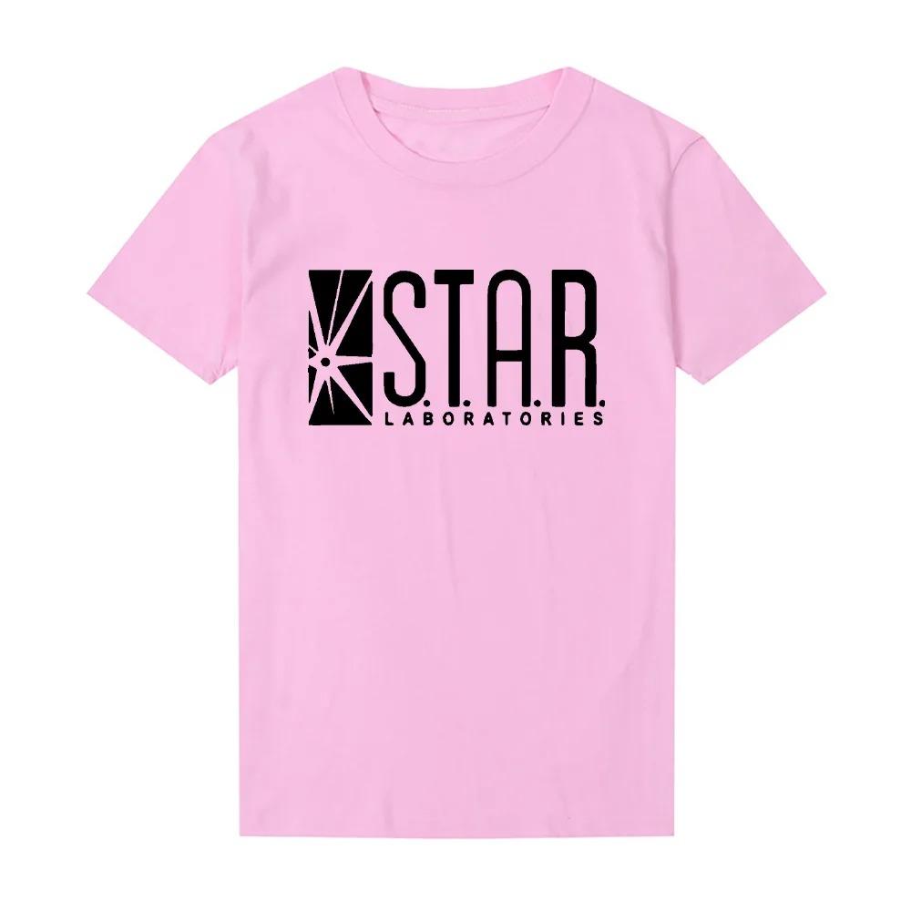 The Flash DC Barry Allen Laboratories Star Labs Letter Print Women T Shirt Casual Cotton Funny Shirt Harajuku Tshirt T-shirt Top