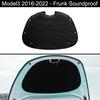 For Tesla Model 3 2017-2023 Front Trunk Lid Sound Insulation Cotton Interior Hood Frunk/Trunk Soundproof Dustproof Cotton Mat