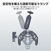 SmallRig Super Clamp Kugelkopf Magic Arm Crab Scissor Clamp Loose Prevention 360-Grad-Drehung Schraubenablenkungsschutz Pan LED-Licht Extern