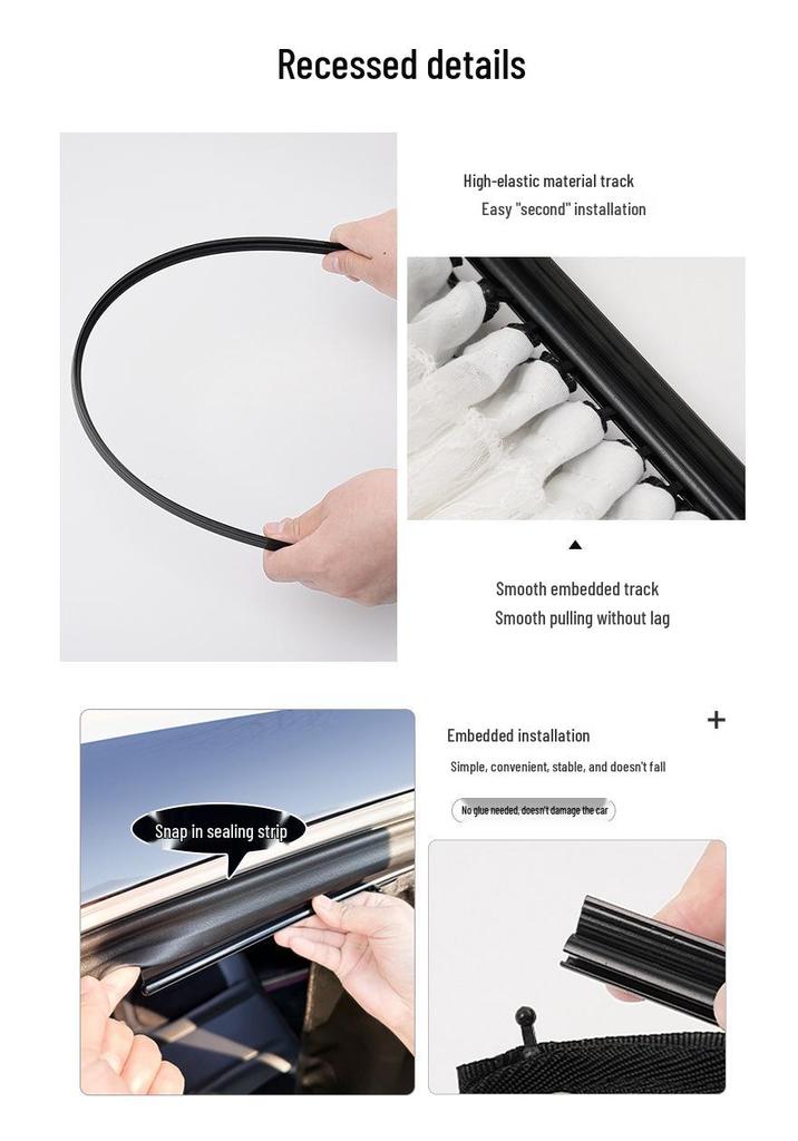 Car Window Sunshade Curtains: Heat Insulation & Privacy for Baby and Child