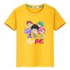 Kpop Demon Hunters Print 100%Cotton Anime Short T Shirt for Kids Boy 10year Cute Tops Saja Boys Kawaii Tees  Y2k Girls Clothes