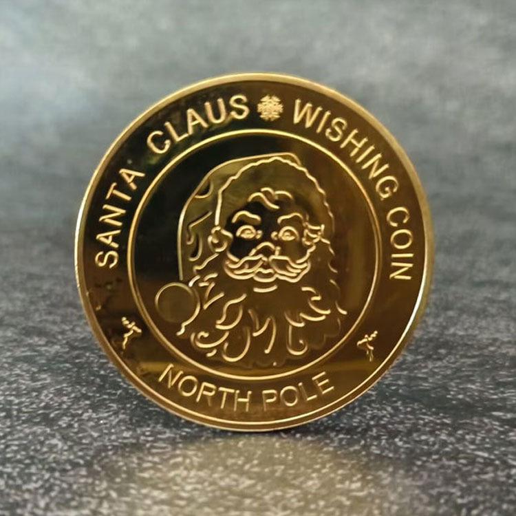 Souvenir Coin Merry Christmas Commemorative Coins Collection Metal Crafts