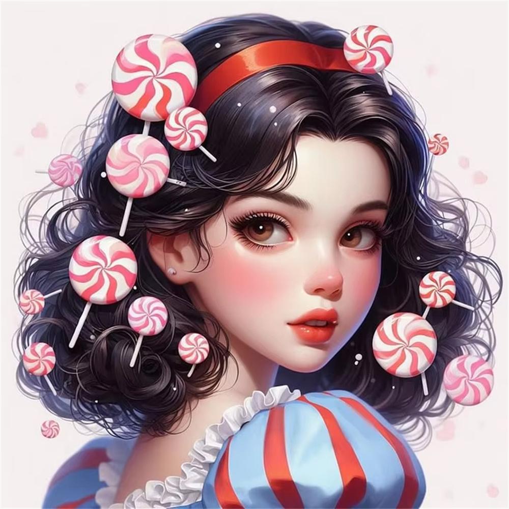 Disney IP Collection Diamond Painting Full of Diamonds DIY Diamond Embroidery Cartoon Decorative Painting Material Package