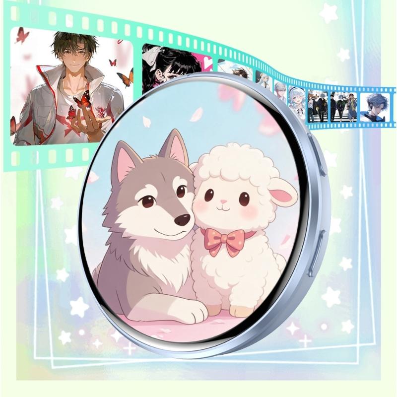 Customizable Electronic Badges Touch Control Animes Themed Backpacks Pin Decorative Accessories for Commuting Travel and School