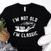 Classic Car T Shirt Funny Lover Old Age Vintage Fashion Slightly Stretched Casual Stylish Comfortable Designer Clothes