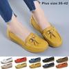 Women's Ladies PU Leather Shoes Work Casual Flats Slip On Loafers RED Driving Shoes