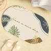 Bathroom Soft Diatom Mud Water-absorbing Floor Mats Quick-drying Household Carpet Bathroom Anti-slip Soft Cushion Toilet Door Foot Mat