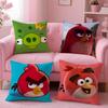 Housse de coussin Jeu A-Angry BirdsS Confortable Réversible Idéale pour Voiture Canapé Chambre et Plus