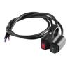 12V 16A CNC Aluminum Motorcycle Motorbike Handlebar HeadLight Spotlight On Off Dual Switch