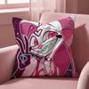 H-Helluva Boss CARTOON Cushion Cover Multi-Scene Pillow Cover for Home & Car - Reversible, Soft & Durable for Daily Use