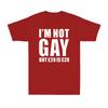 I'm Not Gay But £20 Is £20 Offensive Joke Retro Rude Funny Men's Cotton T-Shirt Unisex T-Shirt