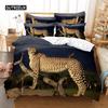 Agile Leopard Bedding Set Duvet Cover Set 3d Bedding Digital Printing Bed Linen Queen Size Bedding Set Fashion Design