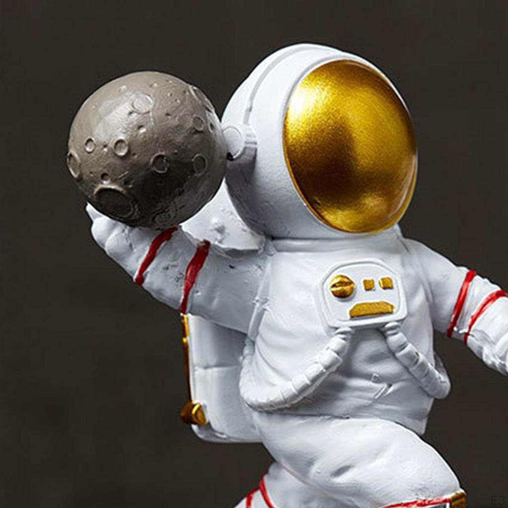 Astronautų figūrėlės Dekoracija Lentyna Personažas Kosmonautas Kosmosas Rankų darbo Stalas Kolekcionuojamas daiktas