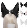 Lolita Furry Headwear Animal Wolf Ears Cosplay Party Costume Hair Accessories
