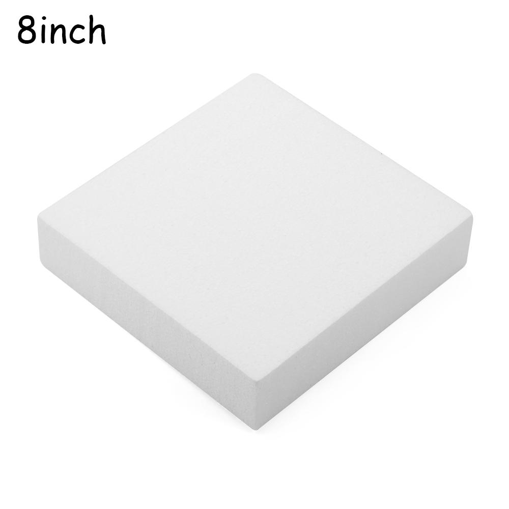 4/6/8 Inch Round Cake Foam Mould DIY Sugarcraft Dummy Practice Model Polystyrene Styrofoam Cake Foam Mould Kitchen Accessories