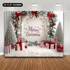 VIKAMA Christmas Tapestry Machine Washable Pine Branch Snowflake Print Wall Tapestry Living Room Bedroom Background Wall Decor