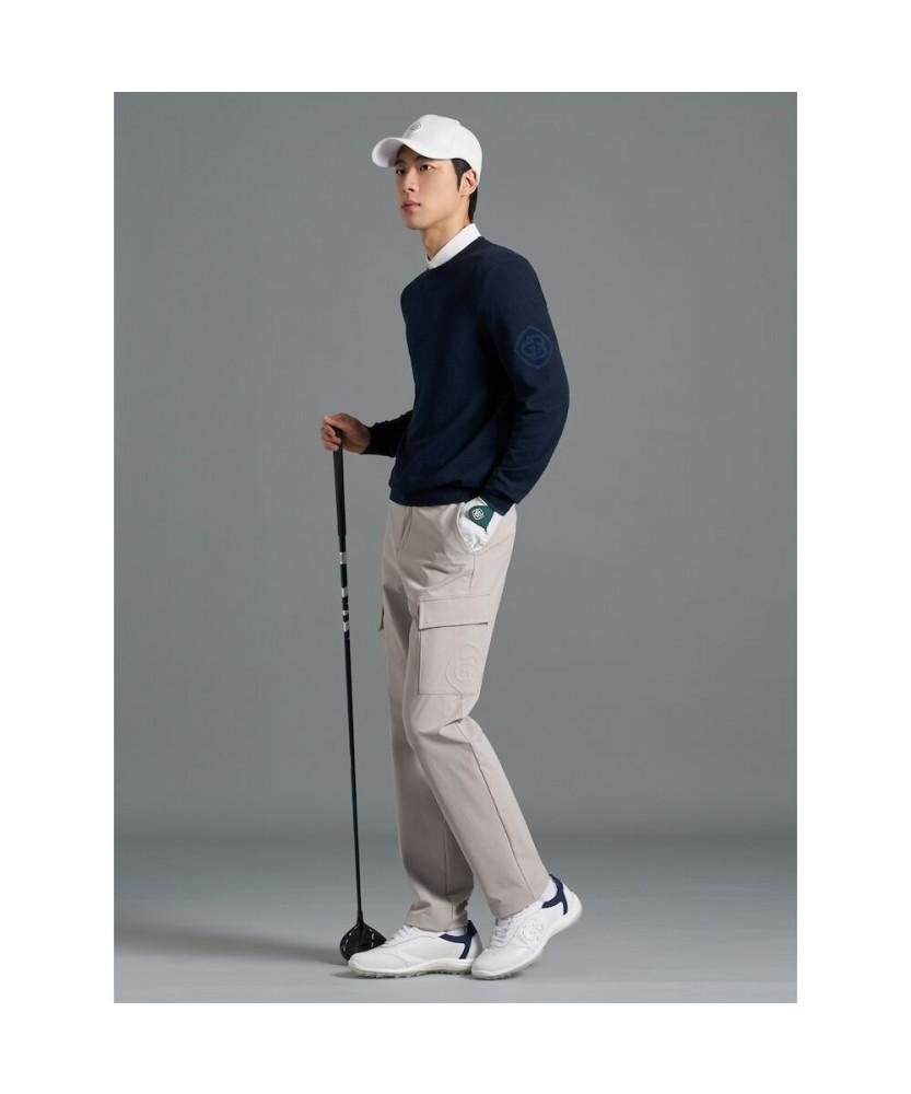 BEANPOLE GOLF Men'S Round Pullover Navy