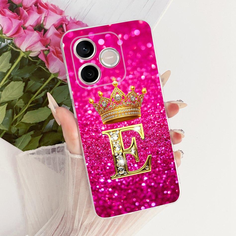 For Honor 600 Lite Honor600 2026 Fashion Crown Letter Phone Case For Honor 600 600Lite 5G Soft Silicone TPU Cases