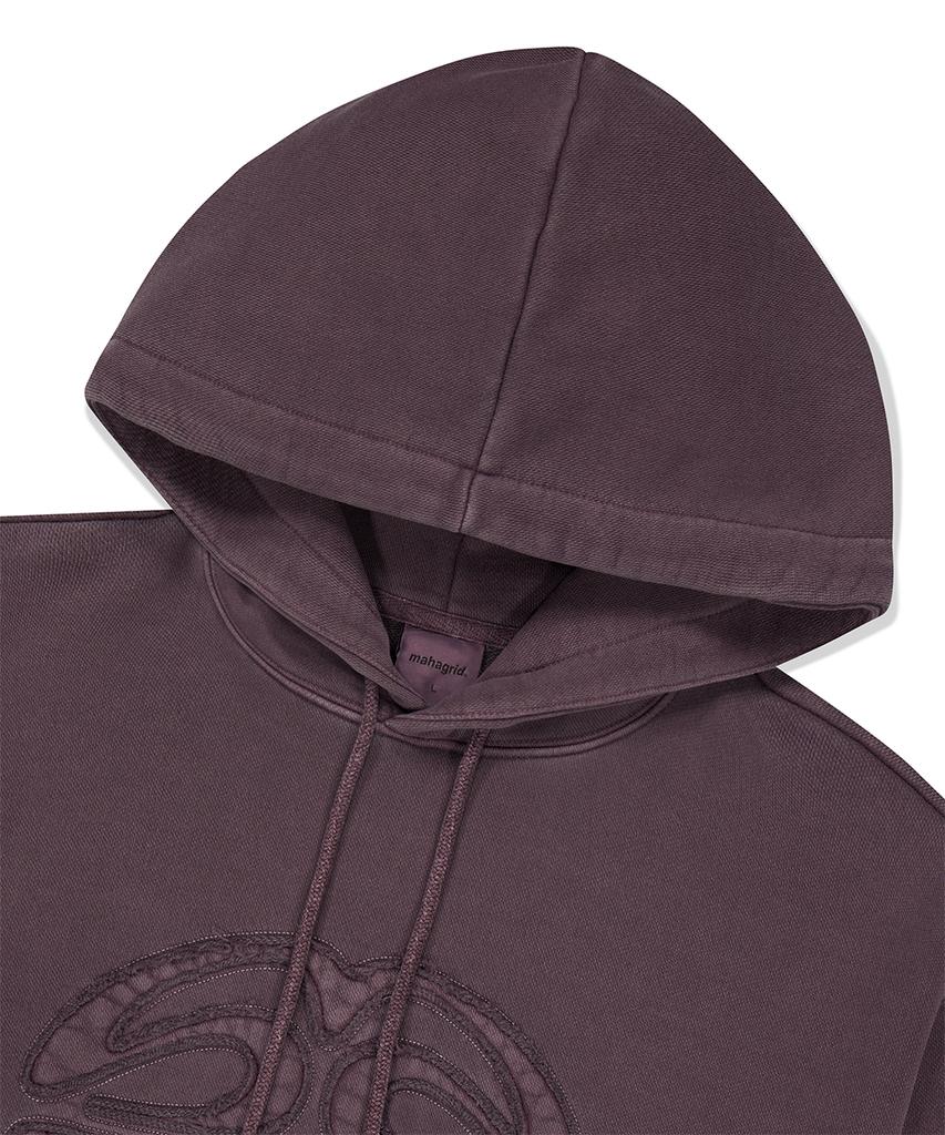PIGMENT Eclipse Logo Hoodie Deep Purple(Mg2Ffmm411A)