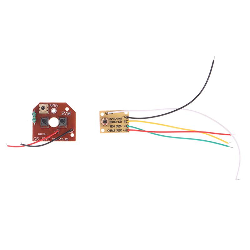 4kanálový RC obvod dálkového ovládání PCB vysílač Přijímací deska Rc autodíly