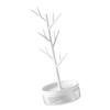 Support de Rangement pour Bijoux Multifonctionnel Rotatif à 360 Degrés pour Bureau en Forme de Branche d'Arbre