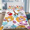Federa per piumino federa cuscino set biancheria da letto L-Lankyboxes Adulto Ragazzo Ragazza Decorazione camera da letto Regalo per bambini Singolo Doppio Grande Taglia