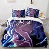 Mode 3D-Druck Anime Hunter × Hunter Bettwäscheset Einzelbett Twin Full Queen King Size Bettset Erwachsener Kind Schlafzimmer Bettdecken-Sets