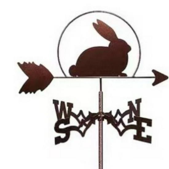 Stainless Steel Weather Vane Ornament for Outdoor Courtyard