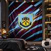 Wall Hanging Tapestry Burnley Football Print Cloth for Living Room Bedroom Home Decor