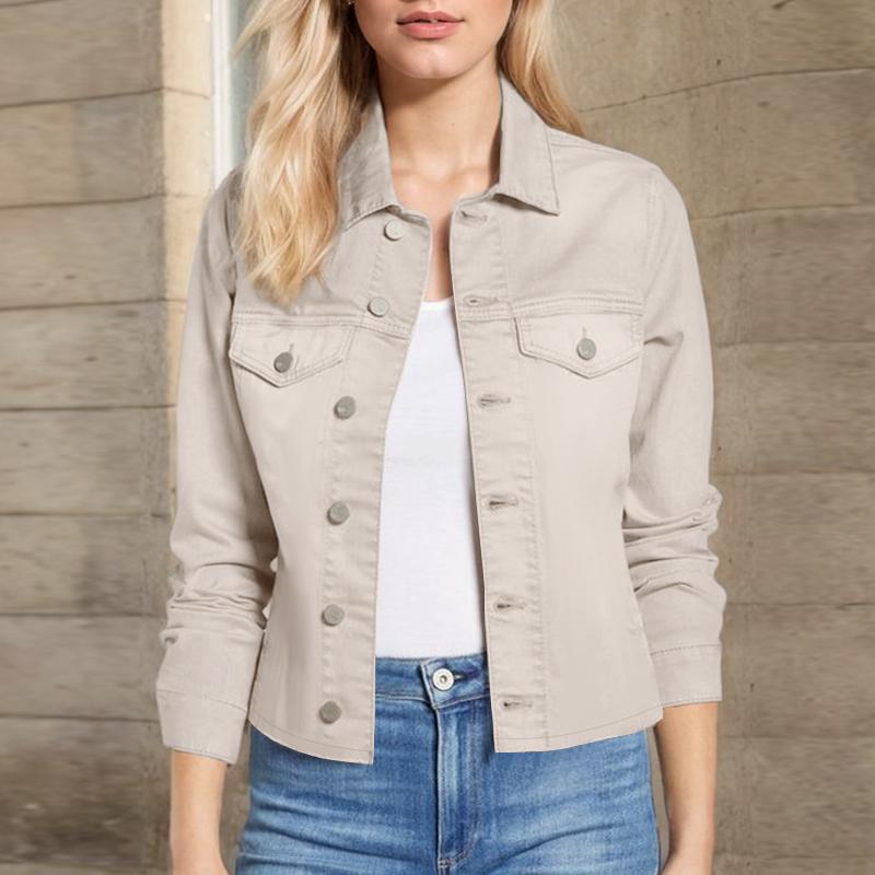 ZANZEA Dames Casual Cardigan Blouse met Omgeslagen Kraag en Lange Mouwen