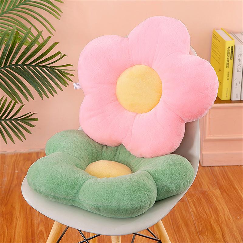 Flower Shape Pillow Cushion Office Sunflower Plush Pillow Plant Petal Cushion Stuffed Toys for Girls Home Decor Gift