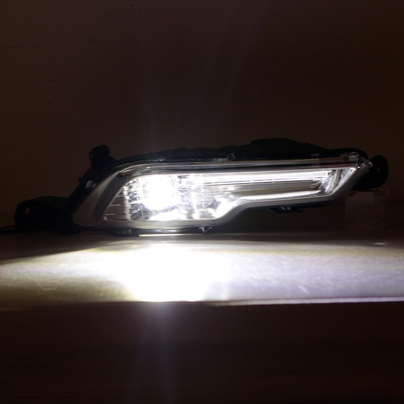 Foglight Foglamp For Ford Explorer Sport Fusion Mondeo 2017 2018 Car LED Front Bumper Fog Light DRL Daytime Driving