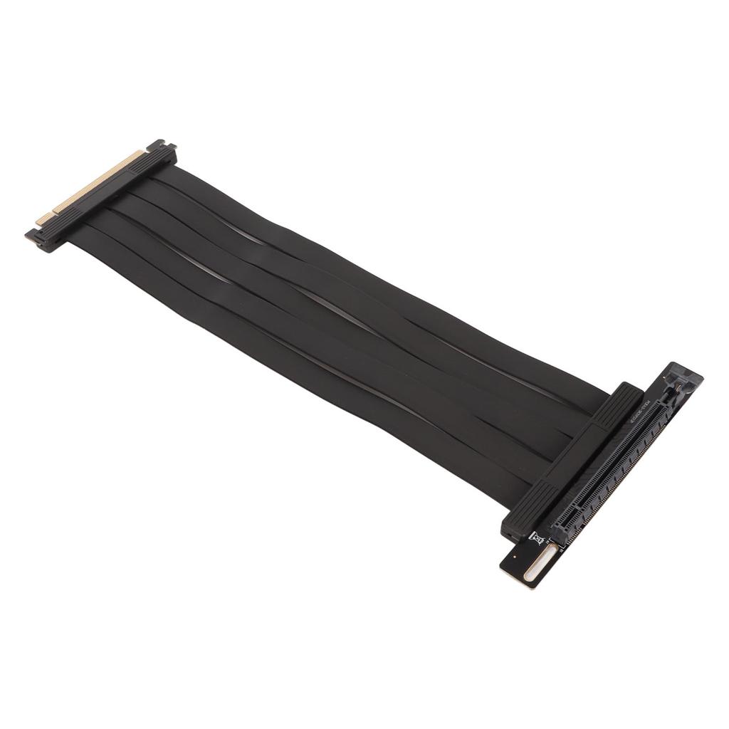 PCIe 4.0 X16 Riser Cable 90 Degree High Speed Single Row 31 Core Graphics Card Extension Cable for