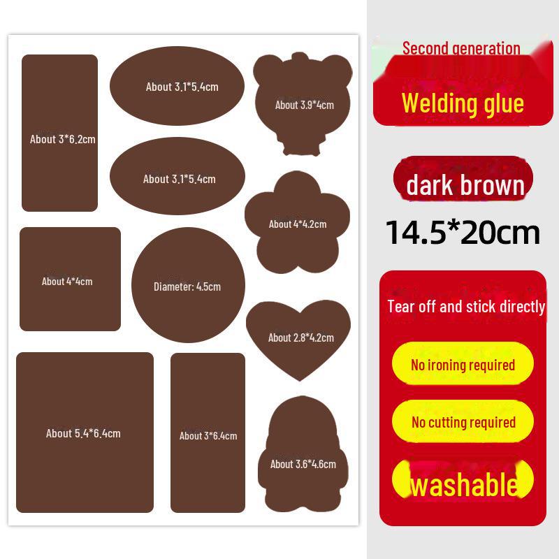 Self-Adhesive Down Jacket Repair and Decorative Patch Stickers