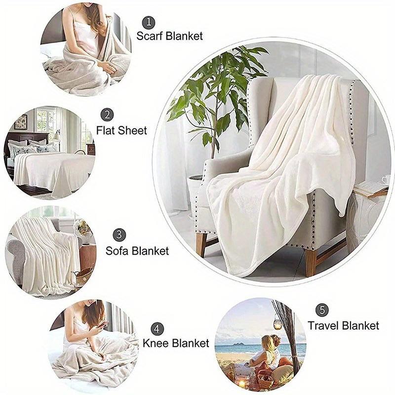 1PC Food Elements Printed Blanket, All Season Lightweight Home Office Outdoor Nap Multifunctional Blanket A3