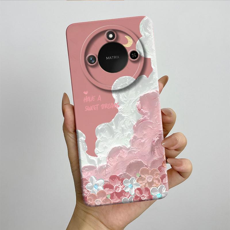 For Honor X9C Smart Phone Case X9cSmart Soft Silicone Funda Sweet Painted Fashion Cartoon Protective Capa Lovely Printing Cover