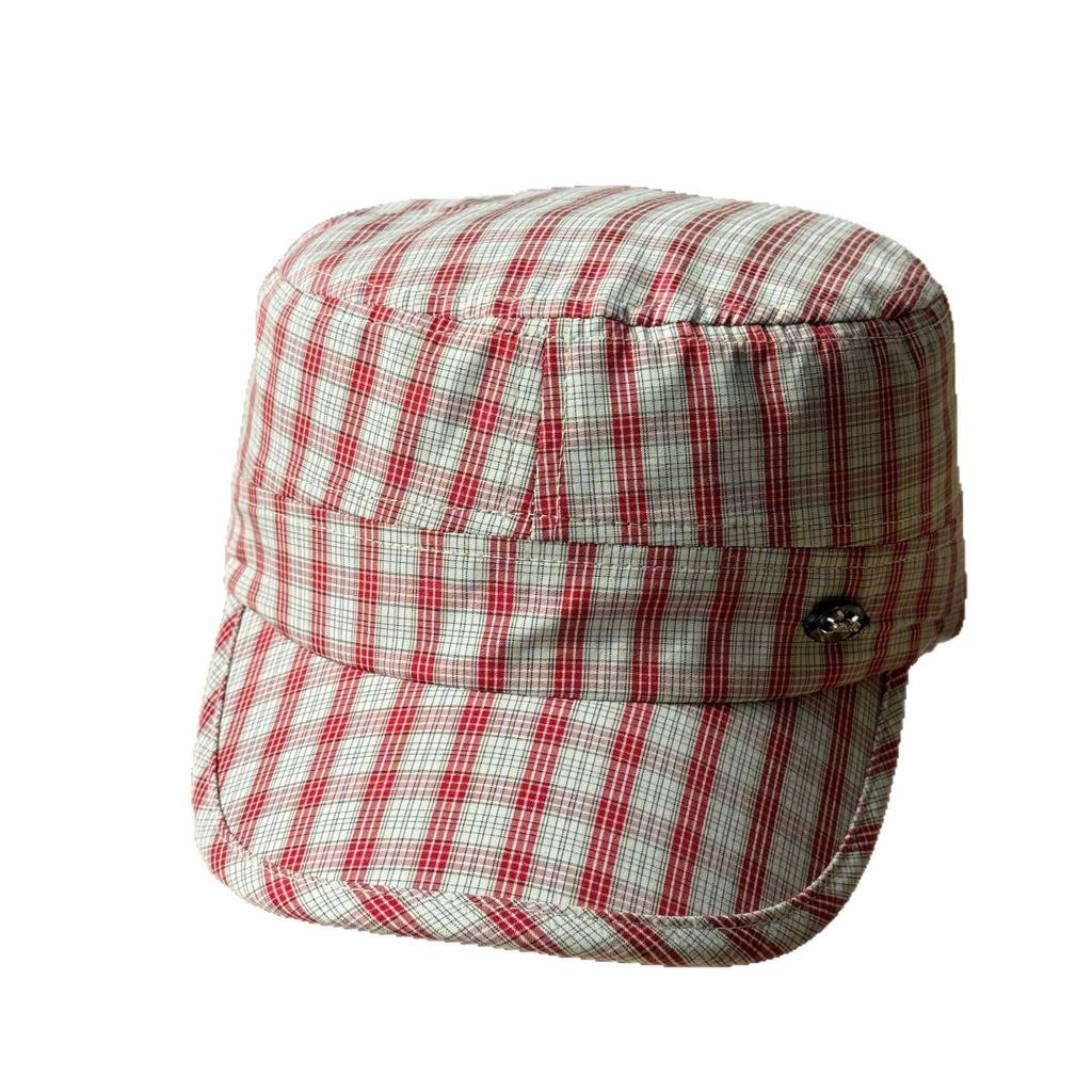 Frühling und Sommer neue britisch-inspirierte Retro-Karree-Flachkappen für Damen, modisch, hochwertig, gesichtsformend, lässige und vielseitige Baseballkappe