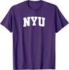 New York University NYU Violets Název školy Arch Tričko Unisex Tričko