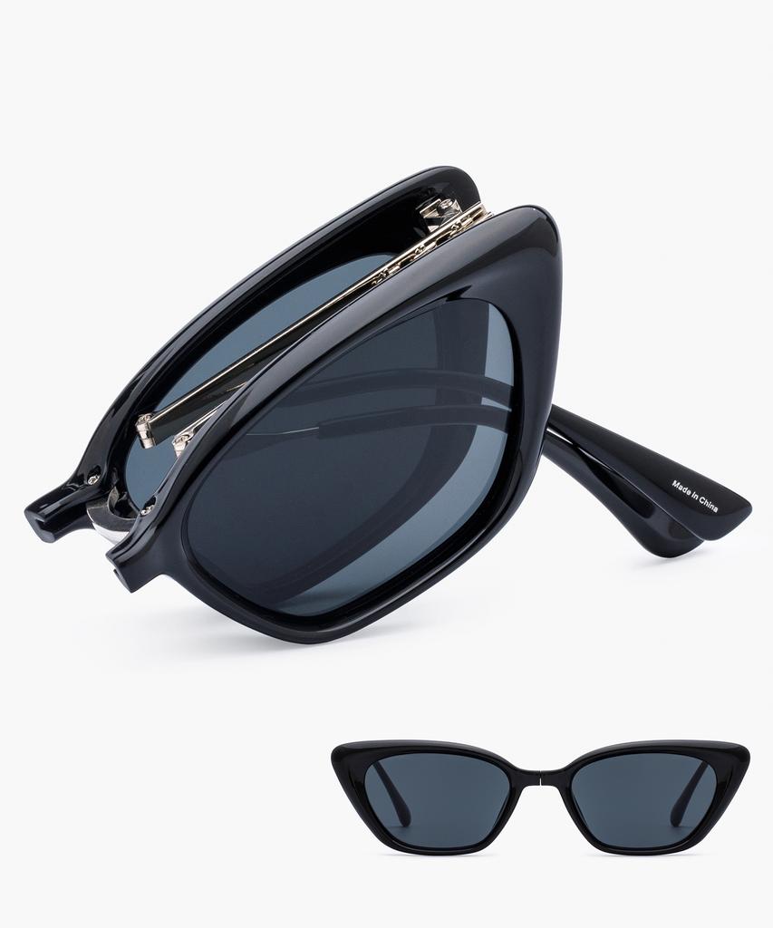 Likkeullou Rc Enclos F Folder Sunglasses Black