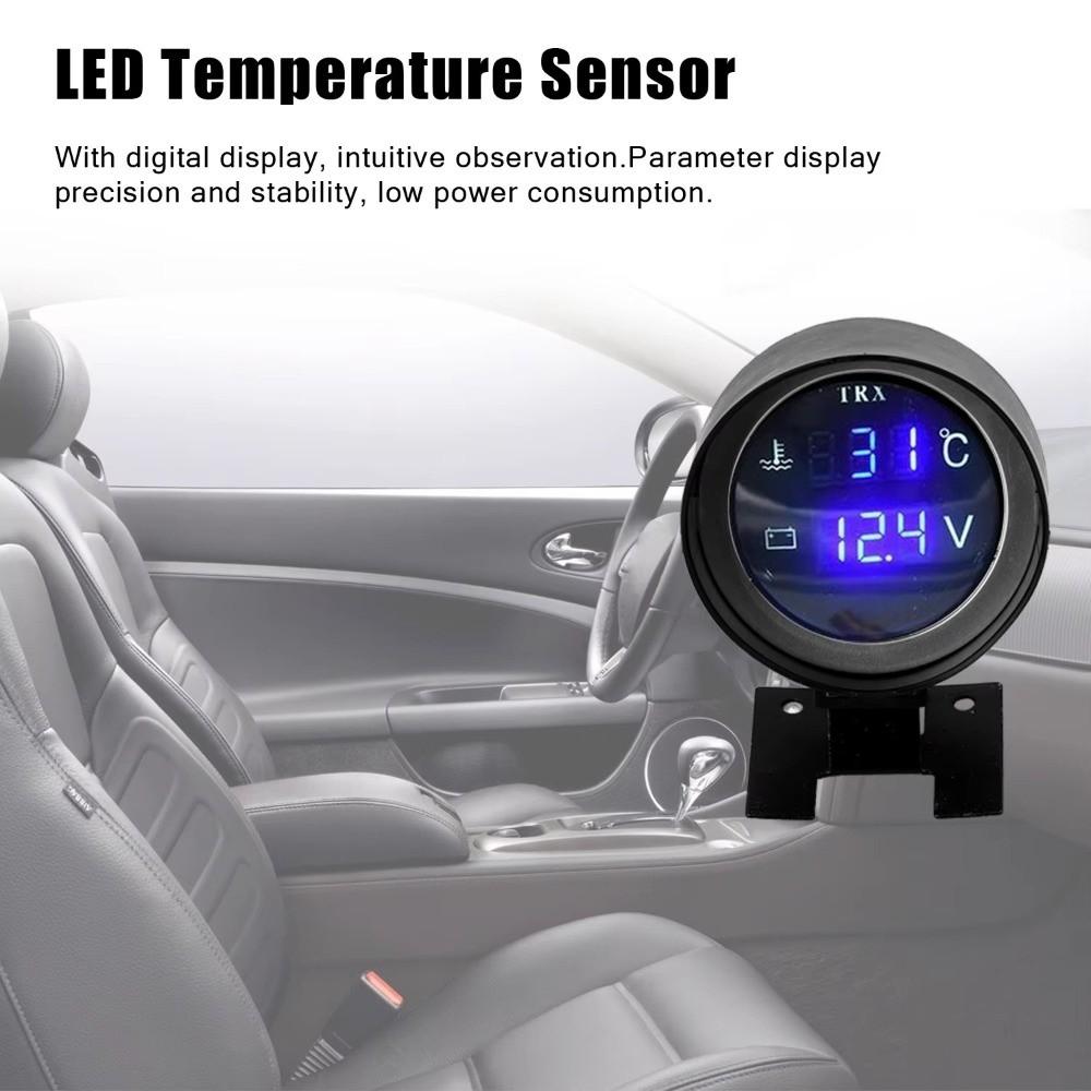 26mm/28mm Water Temperature Gauge 2 IN 1 Digital Temperature Sensor  Car