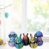 Easter Rabbit Ear Egg Ornament with Detachable Bunny Inside 3D Printed Bunny Ear Egg Figurine Easter Holiday Party Decoration