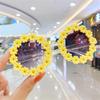 Summers Kids Sunglasses Retrao Daisy Flower Children Sunglasses Girls Baby Sunglasses Eyeglasses UV400 Outdoor Use Beach Protection Glasses