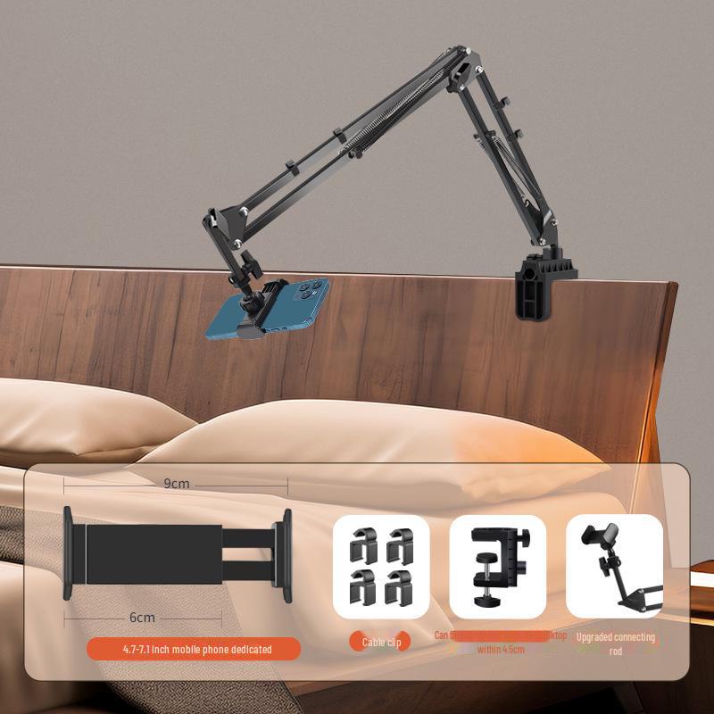 Adjustable Cantilever Tablet and Phone Holder for Bed and Desktop