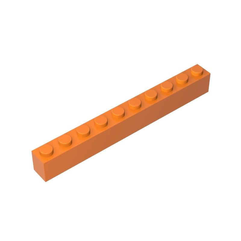 10pcs 6111 Brick 1 X 10 Collections Bulk Modular GBC Toys For Technical MOC Set DIY Compatible Sale Buildings Block
