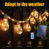 10/8/5m Solar Outdoor Garden Twine String Lights Waterproof Solar LED Patio Lights for Fence Wedding Party Decorative
