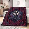 Hunter Anime Print Decke Warm Bequem Flanelldecke Geeignet für Schlafzimmer, Sofas, Betten, Stühle, Picknicks, Reisen