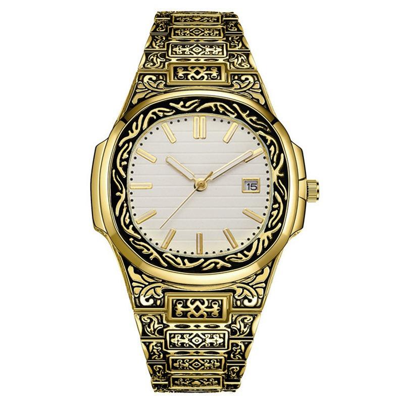 New Internet Celebrity Popular Fashion Retro Men's Watch Men's Watch Bronze Watch