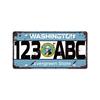 Vintage Tin Art with 1530 License Plate Design: Ideal for American - Style Background Wall Decor