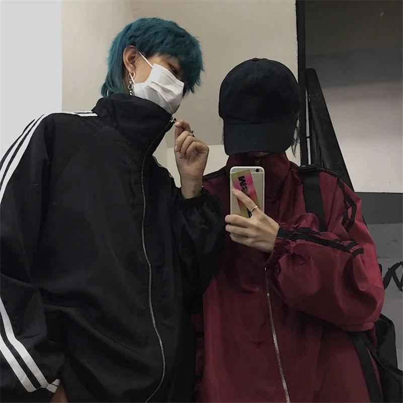Oversize Jackets Women Harajuku Sun-proof Korean Windbreaker Jacket Coat Zipper Streetwear Spring Autumn Outerwear