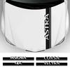 AAHA1 Auto Engine Bonnet Trim Decal For OPC Astra J H G K Insignia Corsa D B E Mokka Vectra B Car Hood Cover Stickers Accessories